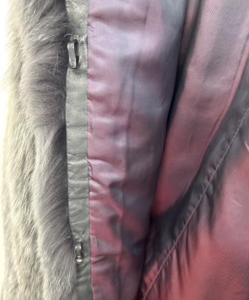 SAGA MINK（サガミンク）SAGA MINK (サガミンク) 毛皮ロングコート グレー サイズ:-の古着・服飾アイテム