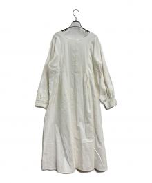 UNGRID（アングリッド）の古着「長袖ワンピース」｜ホワイト