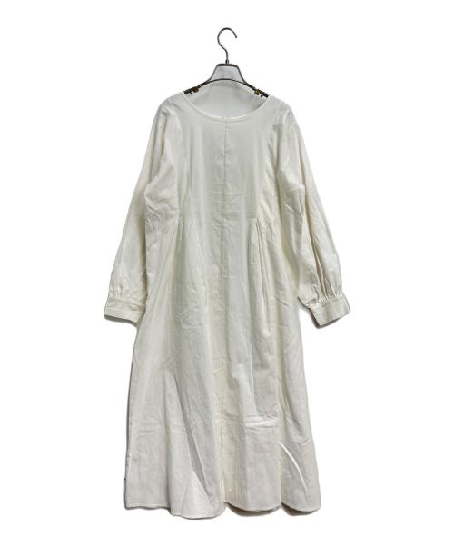 UNGRID（アングリッド）UNGRID (アングリッド) 長袖ワンピース ホワイト サイズ:F 未使用品の古着・服飾アイテム