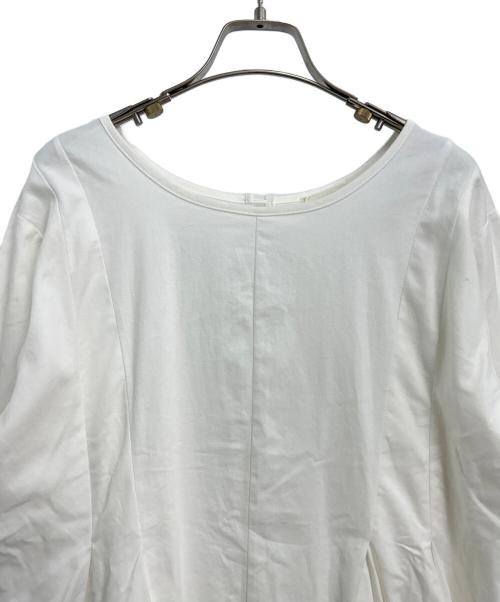 UNGRID（アングリッド）UNGRID (アングリッド) 長袖ワンピース ホワイト サイズ:F 未使用品の古着・服飾アイテム