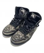 NIKEナイキ）の古着「ハイカットスニーカー」｜グレー×ブラック