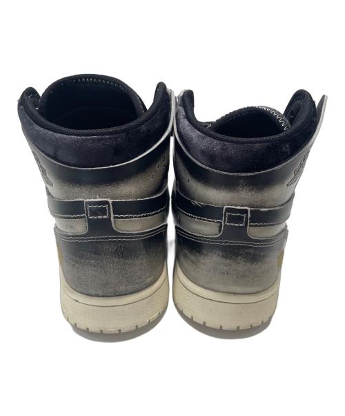 NIKE（ナイキ）NIKE (ナイキ) ハイカットスニーカー グレー×ブラック サイズ:25の古着・服飾アイテム