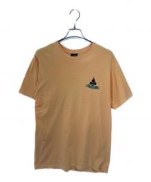 stussy（ステューシー）の古着「半袖カットソー」｜オレンジ