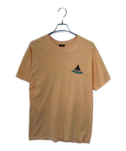 stussy（ステューシー）stussy (ステューシー) 半袖カットソー オレンジ サイズ:Mの古着・服飾アイテム