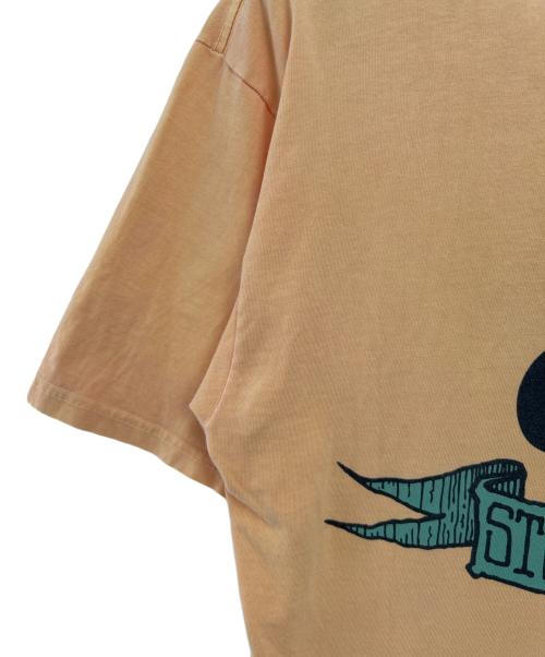 stussy（ステューシー）stussy (ステューシー) 半袖カットソー オレンジ サイズ:Mの古着・服飾アイテム