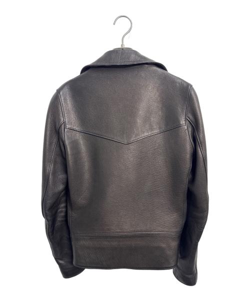 Lewis Leathers（ルイスレザース）Lewis Leathers (ルイスレザース) THE REAL McCOY’S (ザ・リアルマッコイズ) ダブルライダースジャケット ブラック サイズ:34の古着・服飾アイテム