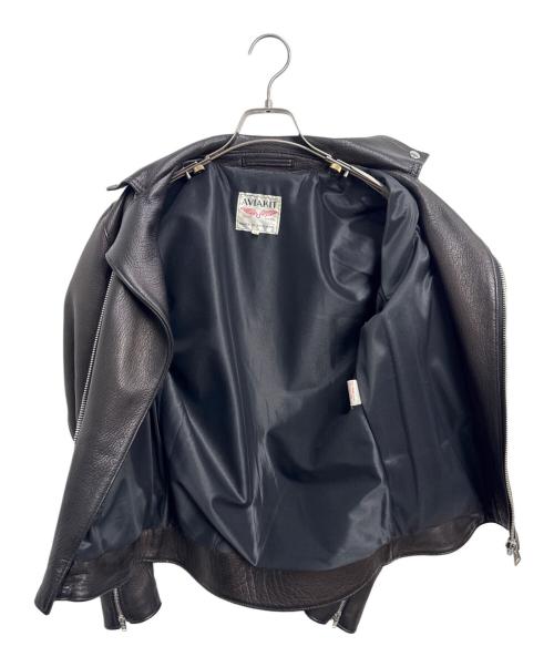 Lewis Leathers（ルイスレザース）Lewis Leathers (ルイスレザース) THE REAL McCOY’S (ザ・リアルマッコイズ) ダブルライダースジャケット ブラック サイズ:34の古着・服飾アイテム