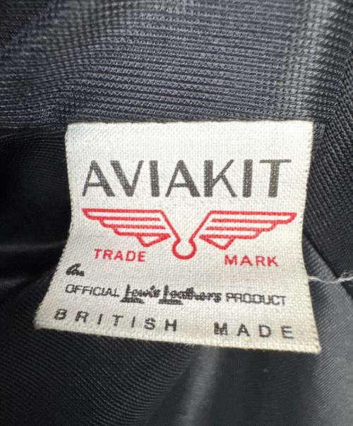 Lewis Leathers（ルイスレザース）Lewis Leathers (ルイスレザース) THE REAL McCOY’S (ザ・リアルマッコイズ) ダブルライダースジャケット ブラック サイズ:34の古着・服飾アイテム