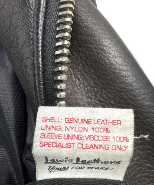 Lewis Leathers（ルイスレザース）Lewis Leathers (ルイスレザース) THE REAL McCOY’S (ザ・リアルマッコイズ) ダブルライダースジャケット ブラック サイズ:34の古着・服飾アイテム