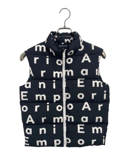 EMPORIO ARMANI（エンポリオアルマーニ）EMPORIO ARMANI (エンポリオアルマーニ) 中綿ベスト ブラック サイズ:12Aの古着・服飾アイテム