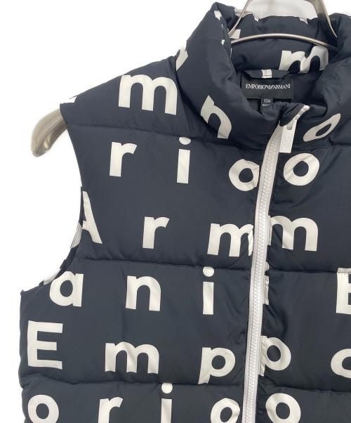 EMPORIO ARMANI（エンポリオアルマーニ）EMPORIO ARMANI (エンポリオアルマーニ) 中綿ベスト ブラック サイズ:12Aの古着・服飾アイテム