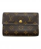 LOUIS VUITTONルイ ヴィトン）の古着「3つ折り財布」｜ブラウン