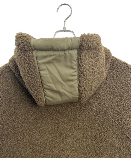 AVIREX（アヴィレックス）AVIREX (アヴィレックス) ボアフリースフーデッドジャケット オリーブ サイズ:XLの古着・服飾アイテム