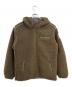 AVIREX（アヴィレックス）の古着「ボアフリースフーデッドジャケット」｜オリーブ