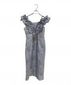 DazzliNダズリン）の古着「ノースリーブ・キャミソールワンピース」｜ブルー