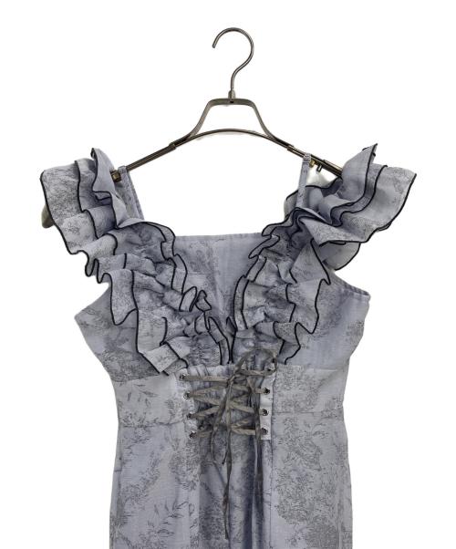 DazzliN（ダズリン）DazzliN (ダズリン) ノースリーブ・キャミソールワンピース ブルー サイズ:Mの古着・服飾アイテム