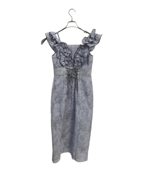 DazzliN（ダズリン）DazzliN (ダズリン) ノースリーブ・キャミソールワンピース ブルー サイズ:Mの古着・服飾アイテム