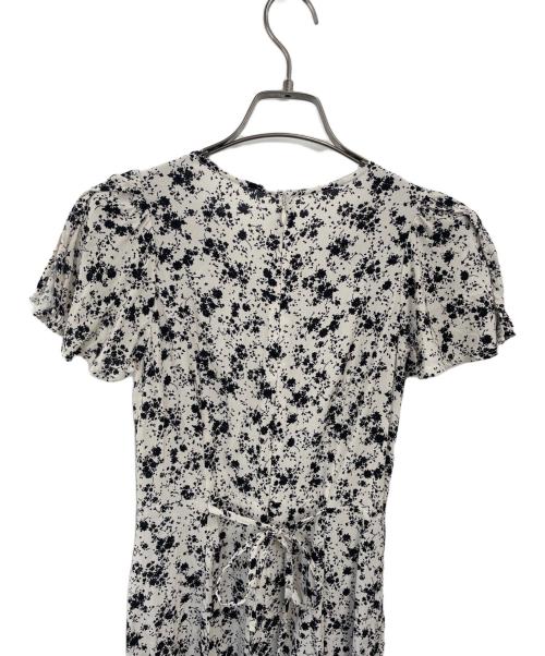 FRAY ID（フレイ アイディー）FRAY ID (フレイ アイディー) 半袖ワンピース アイボリー×ブラック サイズ:1の古着・服飾アイテム