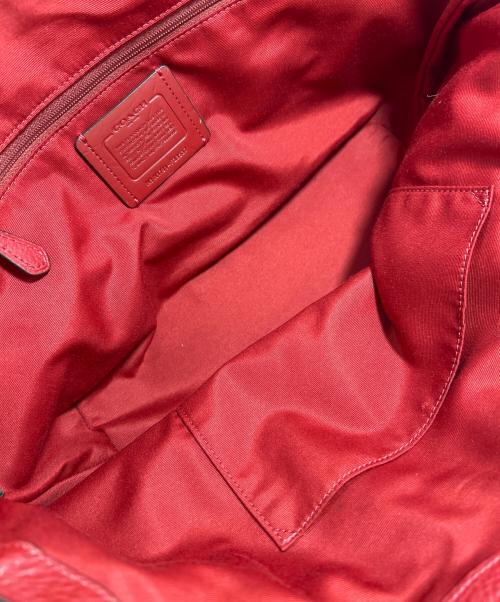 COACH（コーチ）COACH (コーチ) 2WAYバッグ レッドの古着・服飾アイテム