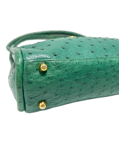-（-）- (-) ハンドバッグ グリーンの古着・服飾アイテム