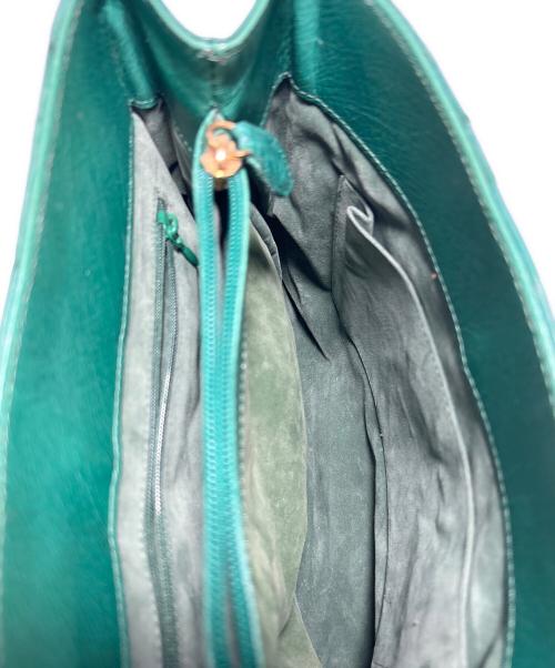 -（-）- (-) ハンドバッグ グリーンの古着・服飾アイテム
