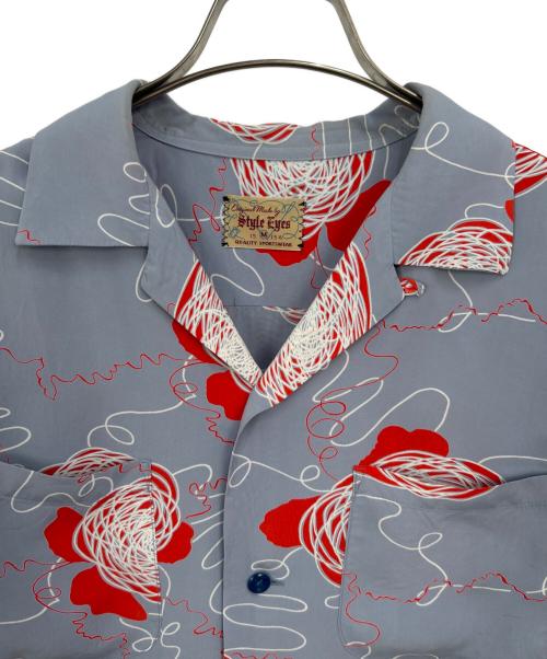 STYLE EYES（スタイルアイズ）STYLE EYES (スタイルアイズ) アロハシャツ ブルー サイズ:Mの古着・服飾アイテム