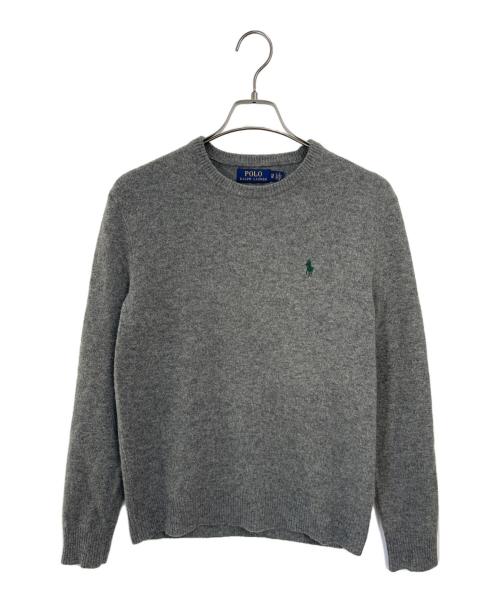 POLO RALPH LAUREN（ポロ・ラルフローレン）POLO RALPH LAUREN (ポロ・ラルフローレン) 厚手ニット グレー サイズ:XSの古着・服飾アイテム