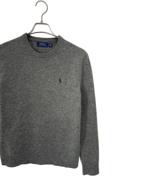 POLO RALPH LAUREN（ポロ・ラルフローレン）POLO RALPH LAUREN (ポロ・ラルフローレン) 厚手ニット グレー サイズ:XSの古着・服飾アイテム
