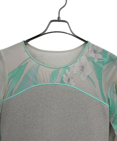 LEONARD FASHION（レオナールファッション）LEONARD FASHION (レオナールファッション) 長袖ワンピース ベージュ サイズ:38の古着・服飾アイテム