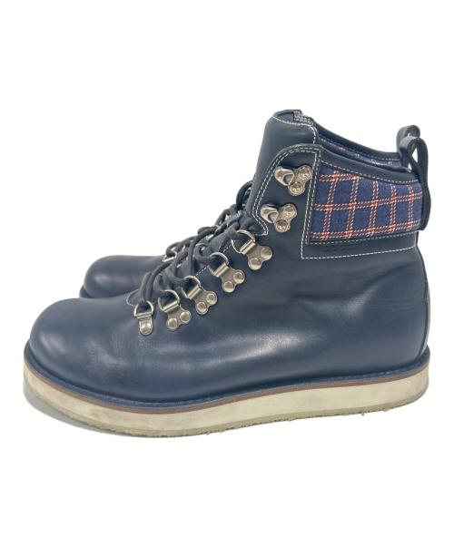 GUCCI（グッチ）GUCCI (グッチ) トレッキングブーツ ネイビー サイズ:6 1/2の古着・服飾アイテム