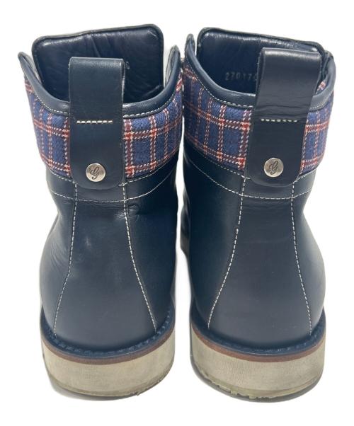 GUCCI（グッチ）GUCCI (グッチ) トレッキングブーツ ネイビー サイズ:6 1/2の古着・服飾アイテム