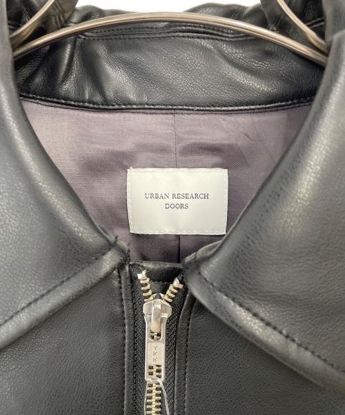 URBAN RESEARCH DOORS（アーバンリサーチドアーズ）URBAN RESEARCH DOORS (アーバンリサーチドアーズ) フライトジャケット ブラック サイズ:M 未使用品の古着・服飾アイテム
