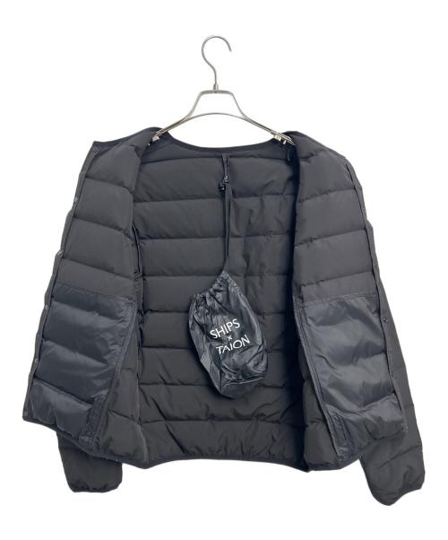 SHIPS（シップス）SHIPS (シップス) TAION (タイオン) ダウンジャケット ブラック サイズ:Mの古着・服飾アイテム