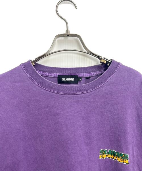 X-LARGE（エクストララージ）X-LARGE (エクストララージ) 半袖カットソー パープル サイズ:XLの古着・服飾アイテム