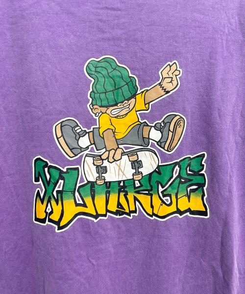 X-LARGE（エクストララージ）X-LARGE (エクストララージ) 半袖カットソー パープル サイズ:XLの古着・服飾アイテム