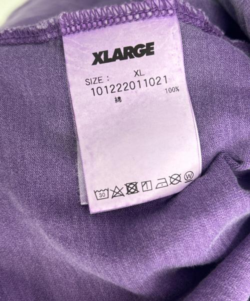 X-LARGE（エクストララージ）X-LARGE (エクストララージ) 半袖カットソー パープル サイズ:XLの古着・服飾アイテム