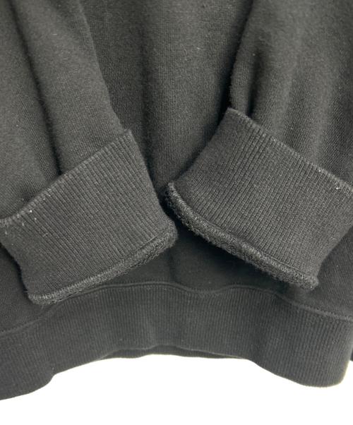 agnes b homme（アニエスベーオム）agnes b homme (アニエスベーオム) クルーネックスウェット ブラック サイズ:1の古着・服飾アイテム