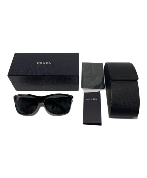 PRADA（プラダ）PRADA (プラダ) サングラス ブラック サイズ:60◻︎16の古着・服飾アイテム