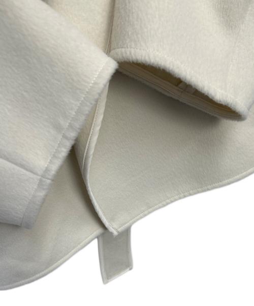 FRAY ID（フレイ アイディー）FRAY ID (フレイ アイディー) ショートリバーコート アイボリー サイズ:Fの古着・服飾アイテム