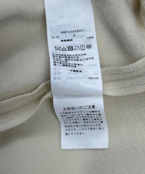 FRAY ID（フレイ アイディー）FRAY ID (フレイ アイディー) ショートリバーコート アイボリー サイズ:Fの古着・服飾アイテム