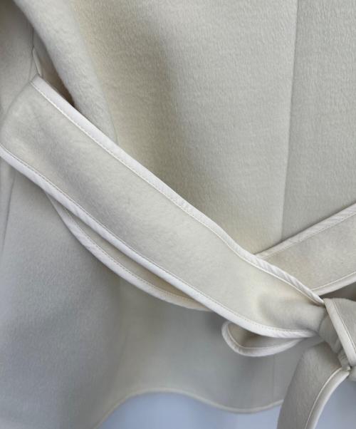 FRAY ID（フレイ アイディー）FRAY ID (フレイ アイディー) ショートリバーコート アイボリー サイズ:Fの古着・服飾アイテム