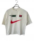 NIKEナイキ）の古着「半袖カットソー」｜ホワイト×ピンク