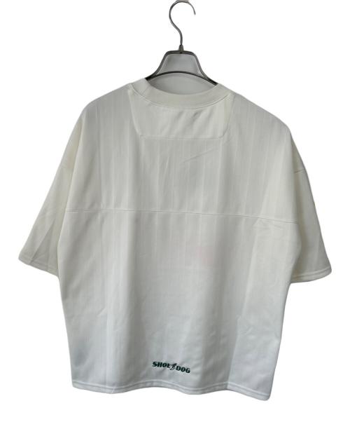 NIKE（ナイキ）NIKE (ナイキ) 半袖カットソー ホワイト×ピンク サイズ:Mの古着・服飾アイテム