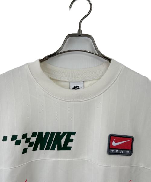 NIKE（ナイキ）NIKE (ナイキ) 半袖カットソー ホワイト×ピンク サイズ:Mの古着・服飾アイテム
