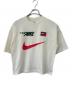 NIKE（ナイキ）の古着「半袖カットソー」｜ホワイト×ピンク
