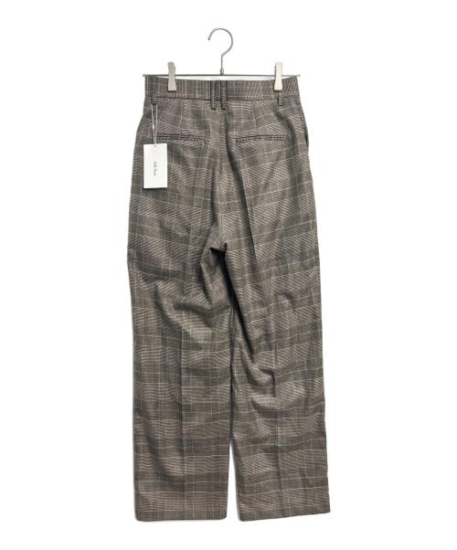 Mila Owen（ミラオーウェン）Mila Owen (ミラオーウェン) チェックパンツ ブラウン 未使用品の古着・服飾アイテム