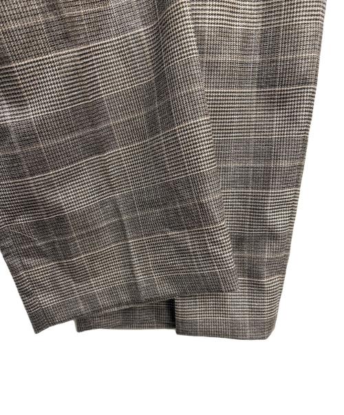 Mila Owen（ミラオーウェン）Mila Owen (ミラオーウェン) チェックパンツ ブラウン 未使用品の古着・服飾アイテム