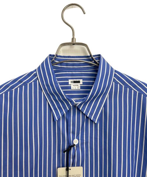 H BEAUTY&YOUTH（エイチ ビューティー&ユース）H BEAUTY&YOUTH (エイチ ビューティー&ユース) 長袖シャツ ブルー×ホワイト サイズ:M 未使用品の古着・服飾アイテム