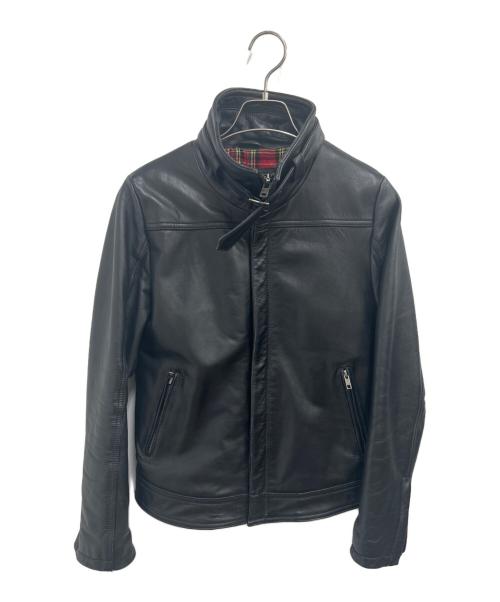 Liugoo Leathers（リューグーレザーズ）Liugoo Leathers (リューグーレザーズ) カウレザージャケット ブラック サイズ:1の古着・服飾アイテム