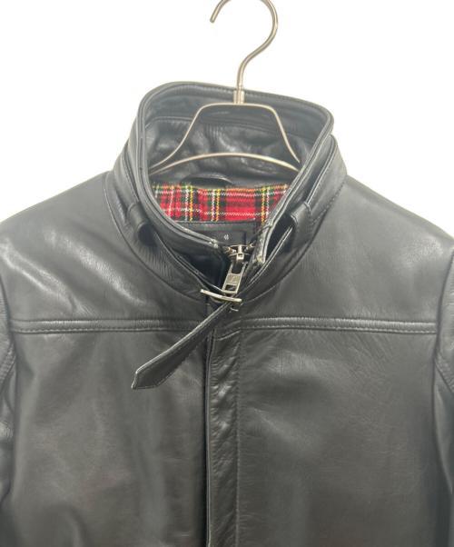 Liugoo Leathers（リューグーレザーズ）Liugoo Leathers (リューグーレザーズ) カウレザージャケット ブラック サイズ:1の古着・服飾アイテム